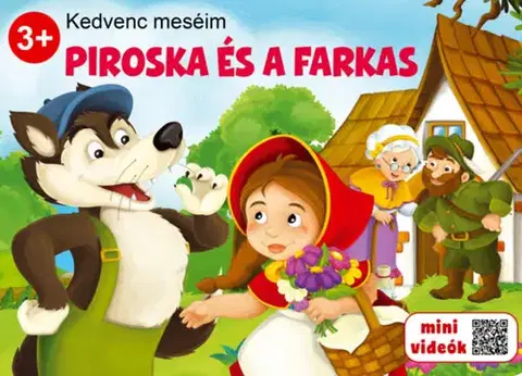 Leporelá, krabičky, puzzle knihy Piroska és a farkas