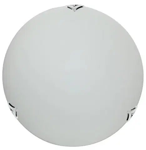 Stropná svetla Sklenená stropná lampa chróm/satén 30cm Sara