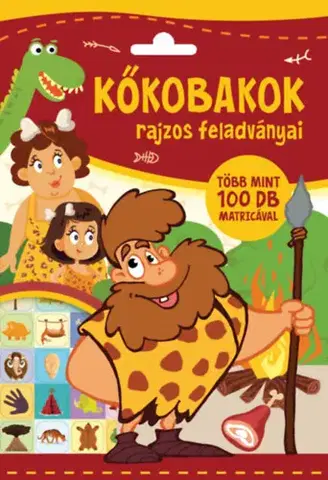 Nalepovačky, vystrihovačky, skladačky Kőkobakok rajzos feladványai
