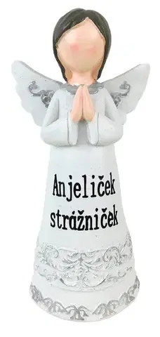 Sošky, figurky - anjeli MAKRO - Soška anjeliček strážniček 20cm