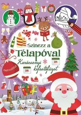 Pre deti a mládež - ostatné Színezz a Télapóval