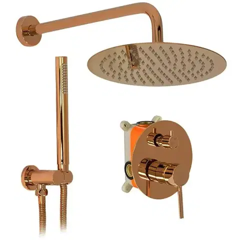 Sprchy a sprchové panely REA - Podomietková sprchová sada Copper + BOX REA-P7999