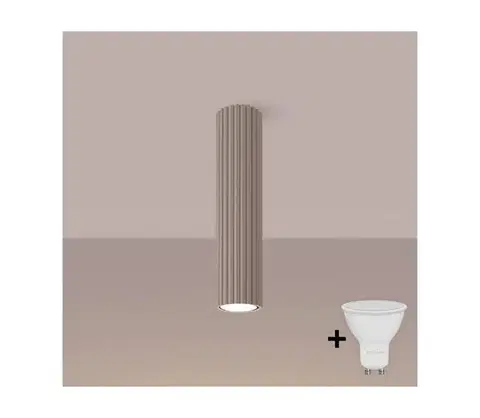 Svietidlá BRILAGI - LED bodové svietidlo CRESTO 1xGU10/10W/230V 30 cm taupe BR.1778