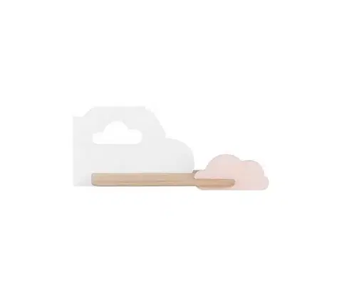 Svietidlá  LED Detské nástenné svietidlo s poličkou CLOUD LED/5W/230V biela/ružová 21-76717