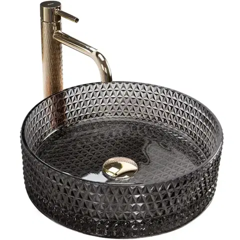 Umývadlá Umývadlo na dosku Cristal Black