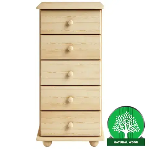 Komody do spálne Komoda Borovica KD03 45x92x42