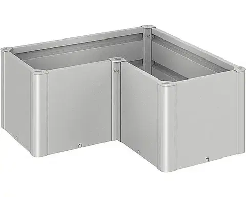 Truhlíky Biohort Hrantík BIOHORT Belvedere L 103 x 103 x 45 cm (strieborná metalíza)