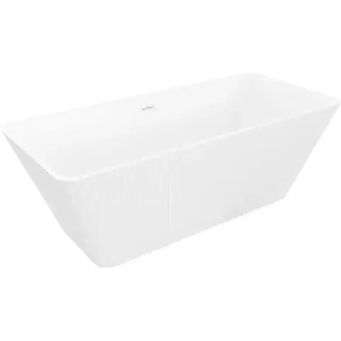 Vane MEXEN/S - Tava voľne stojaca vaňa reliéf 170 x 75, biela, sifón a prepad biela 52851707500-20