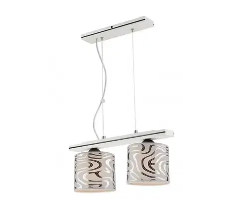 Svietidlá  Luster na lanku SOFIA 2xE27/60W/230V LM 2.43 biały