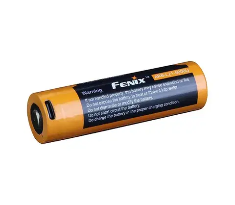 Predlžovacie káble Fenix FE21700USB - 1ks Nabíjateľná batéria USB/3,6V 5000 mAh FE21700USB