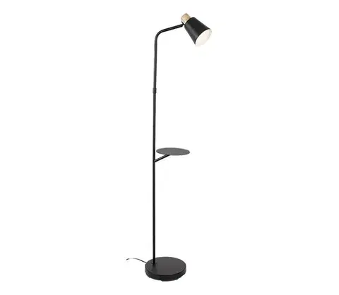 Lampy Rabalux 74229 - Stojacia lampa AZIM 1xE27/40W/230V čierna 74229