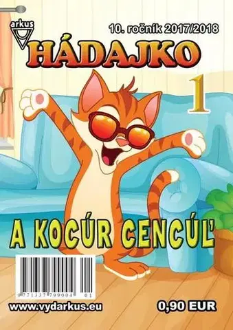 Pre deti a mládež - ostatné Hádajko 1 2018 a kocúr Cencúľ