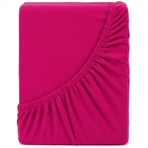 Plachty 4Home jersey prestieradlo ružová, 180 x 200 cm