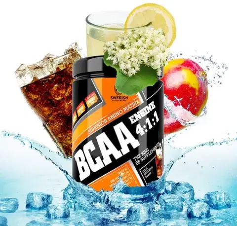 Komplexné aminokyseliny BCAA Engine 4:1:1 - Swedish Supplements 400 g Blue Raspberry