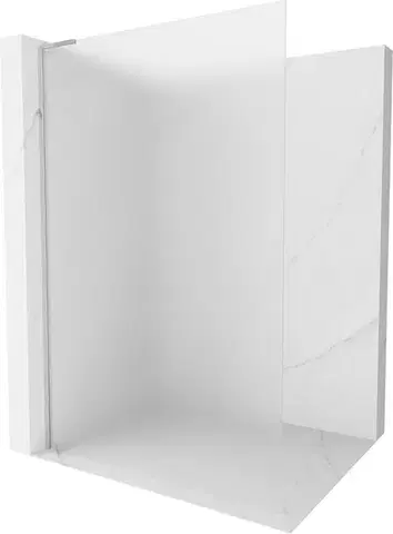 Sprchové dvere MEXEN/S - Kioto L Sprchová zástena WALK-IN 100 x 200, dekor, chróm 800-100-103-01-30