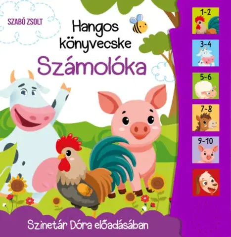 Zvukové knihy Hangos könyvecske - Számolóka - Zsolt Szabó