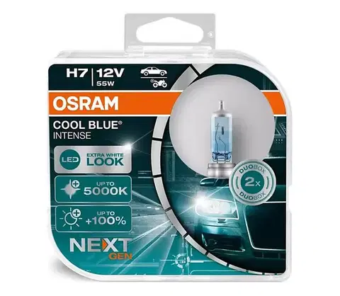 Žiarovky SADA 2x Autožiarovka COOL MODRÁ H7 PX26d/55W/12V 5000K - Osram 64210CBN-2HB