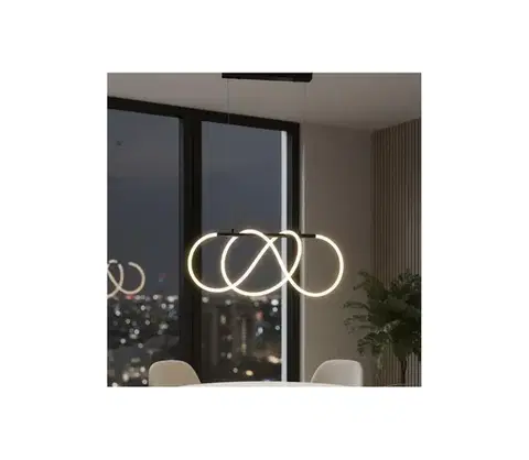Svietidlá  LED luster na lanku FLEXI LED/36W/230V 4000K čierny 18006