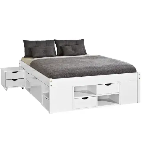 Postele pre dievčatá Posteľ 20900180 Till 180x200 Biela