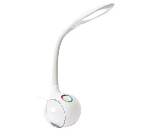 Lampy  LED RGB Stmievateľná stolná lampa LED/7W/230V biela PDL20