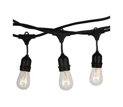 Záhradné lampy  Vonkajší reťazec STRING 15m 15xE27/25W/230V IP54 3673