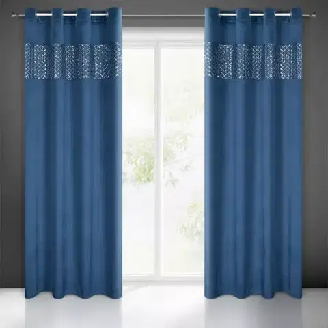 Závesy do spálne Záves MARGOT 140X250 na priechodkách 373190