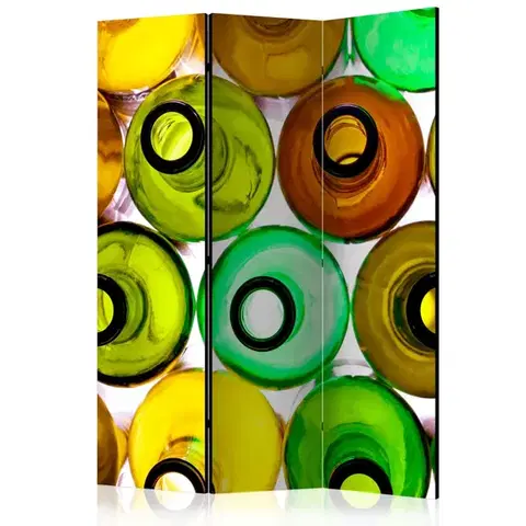 Paravány Paraván Bottles (background) Dekorhome