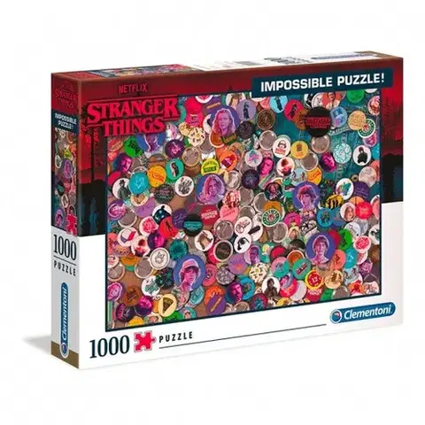 1000 dielikov Puzzle Impossible Stranger things 1000 Clementoni