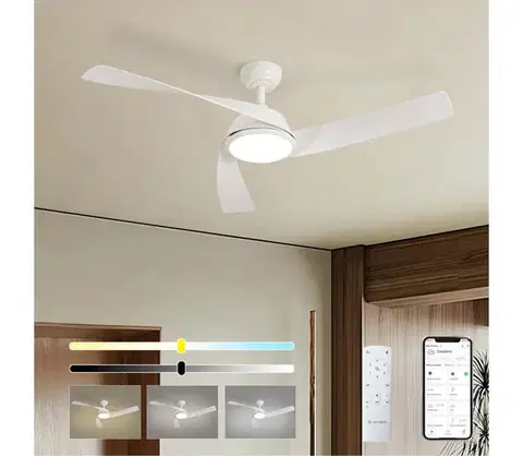 LED osvetlenie ZE - LED stropný látor AERYS LED/24W/230V Wi-Fi Tuya biela + diaľkové ovládanie ZEV041