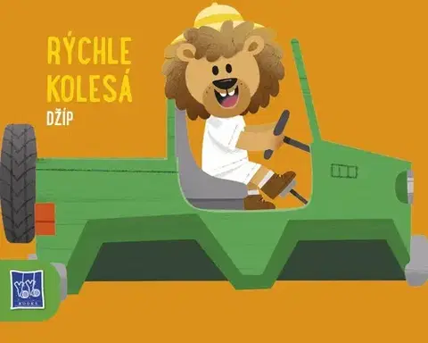 Leporelá, krabičky, puzzle knihy Rýchle kolesá: Džíp