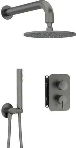 Kúpeľňové batérie DEANTE DEANTE - Silia Concealed BOX, batéria Podomietkový sprchový set, s batériou BOX - so sprchovou hlavicou BXYYDQSM
