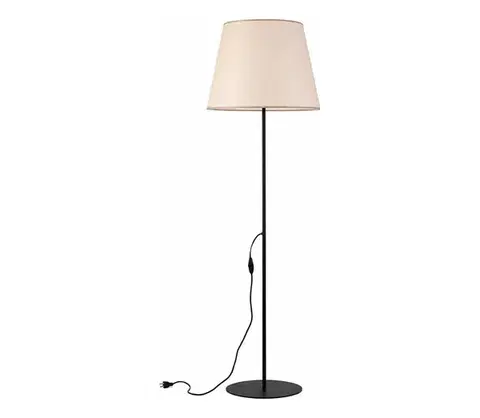 Lampy  Stojacia lampa MARTINA 1xE27/15W/230V čierna/biela 5815