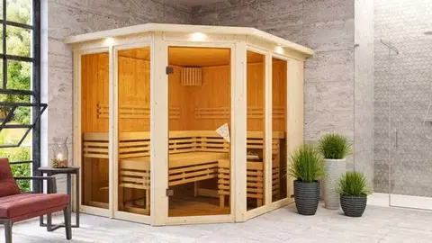 Vnútorné Interiérová fínska sauna AINUR Lanitplast