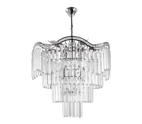 Svietidlá  Luster na reťazi 7xE27/60W/230V W-E 1735/7 CR