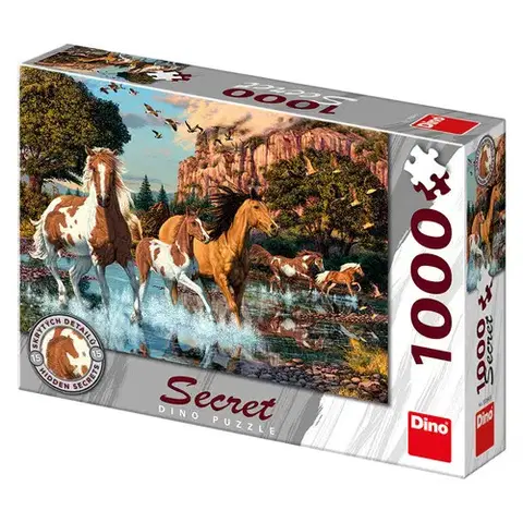 1000 dielikov Dino Toys Puzzle Kone 1000 secret collection Dino
