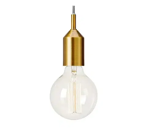Svietidlá Markslöjd 108098 - Luster na lanku BRONX 1xE27/60W/230V bronzová 108098