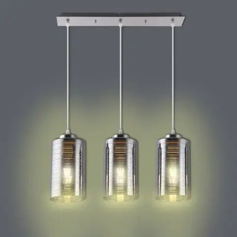 Lampy nad stôl do jedálne Luster 18078-3F KOX CHR LW3