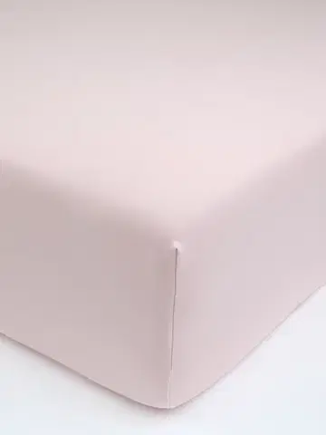 Plachty MKLozkoviny.sk Jersey plachta s elastanom Deluxe 140 × 200 cm – púdrová
