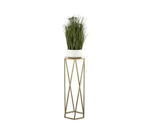 Stojany na kvetiny HowHomely Stojan na kvety 70x24 cm zlatá 10-1615-70-zloty