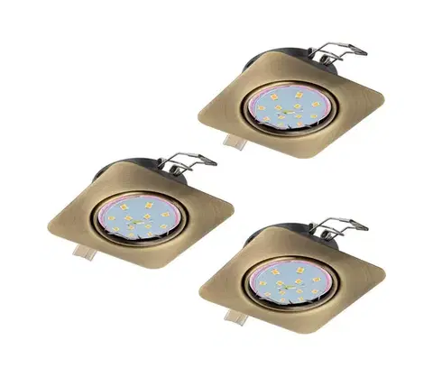 LED osvetlenie Eglo 94269 - SADA 3x LED podhľadových svietidiel PENETO 3xGU10-LED/5W/230V 94269