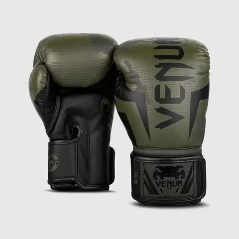 Bojové športy Venum Boxerské rukavice Elite Khaki Camo  10 OZ