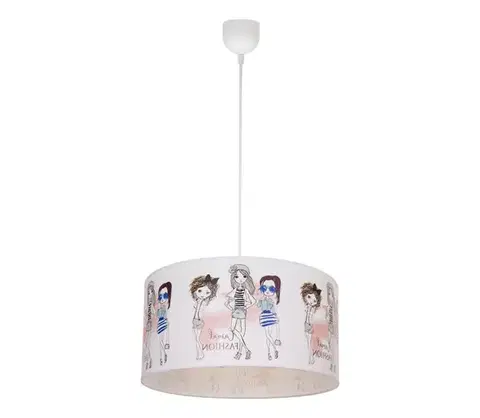 Svietidlá  Detský luster GIRLS VIBES 1xE27/60W/230V pr. 40 cm pre dievčatá H0987
