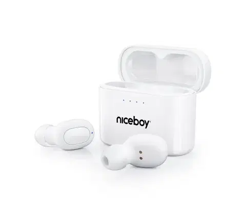 Predlžovacie káble Niceboy Podsie 4 - Bezdrôtové slúchadlá IP54, biele hive-podsie-4-white