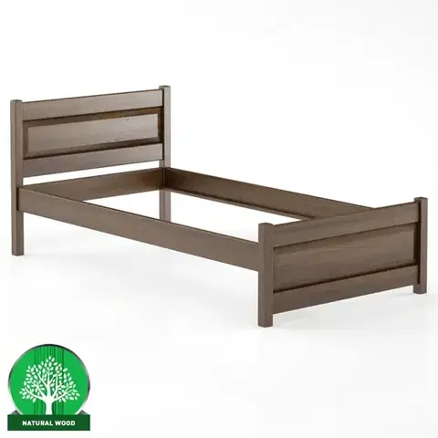 Drevené postele Posteľ buková LK120–100x200 lausanne