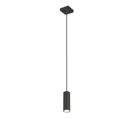 Svietidlá Globo 57911HB - Luster na lanku ROBBY 1xGU10/35W/230V čierna 57911HB