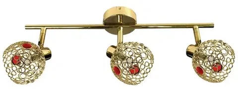 Stropná svetla Stropná bodová lampa ARON 3xG9 Candellux