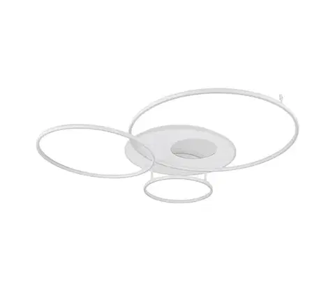 Svietidlá Globo 48466-70W-LED Stmievateľné stropné svietidlo INVERTINA 70W/230V 105x26,5 cm biela+DO 48466-70W