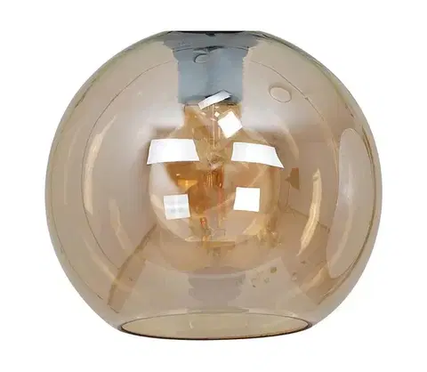 Lampy  Náhradné sklo univerzálne SOFIA E27 pr. 25 cm béžová PLM855