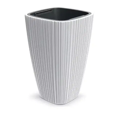 Kvetináče a truhlíky DHOS400-S449 plastový kvetináč 39 cm biela