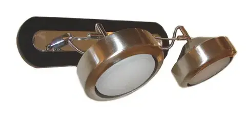 Nástenné svetlá Nástenná lampa 2X9W GX53 saténová/wenge EARTH